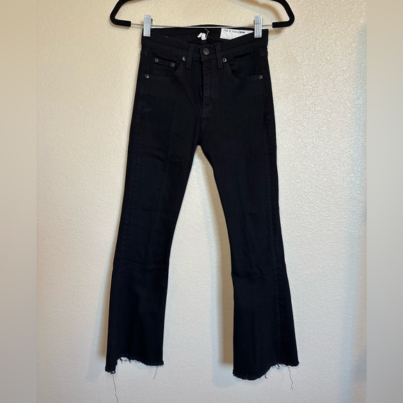 Rag and Bone 10 Inch Crop Flare Jeans - Picture 4 of 8